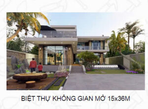 Biệt thự không gian mở